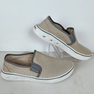 Columbia Women's Spinner Vent Moc Slip-On Water Shoes, Beige, 8.5